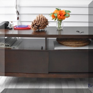 F25. Media center 24”h x 47”l x 18”d - $85